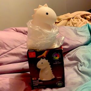 This dinosaur includes multiple colors